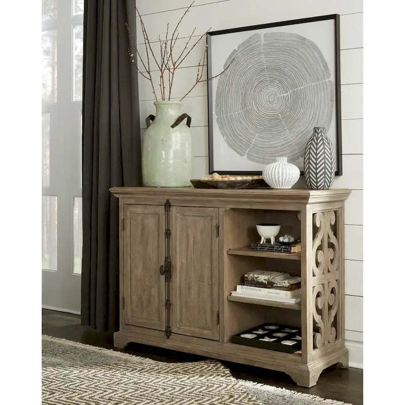 Tinley Park Traditional Dove Tail Grey Printer Stand