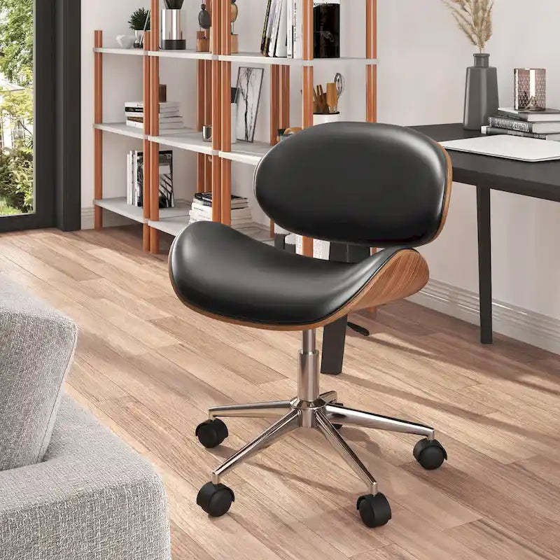 Corvus Madonna Mid-century Modern Adjustable Curved Office Chair