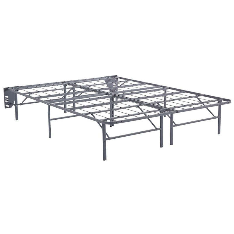Better than a Boxspring Gray Queen Riser