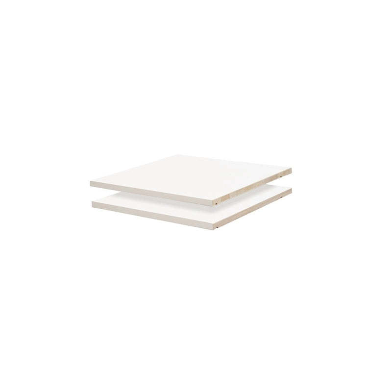 Palace Imports 100% Solid Wood Shelves for Metro, Cosmo Wardrobe Armoires, Set of 2