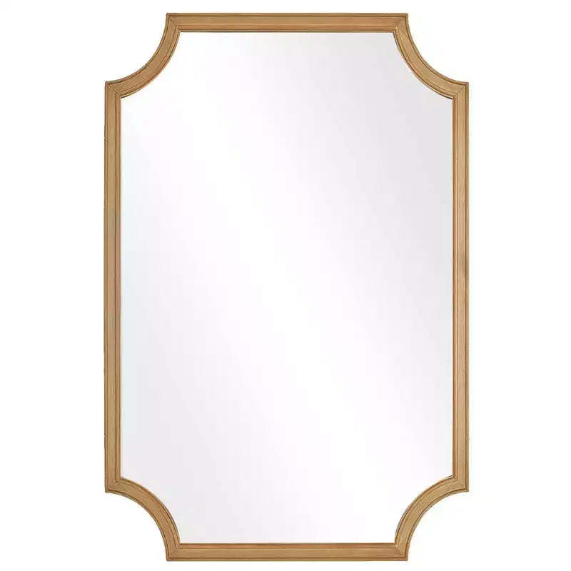 WallBeyond Farm Wall Mirror-F Natural Wood