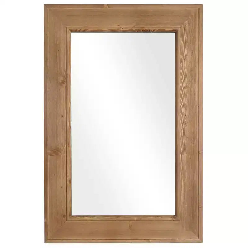 WallBeyond Natural Wash Wood Mirror