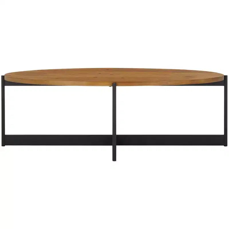 Digby Coffee Table - Natural Brown/Black - Safavieh