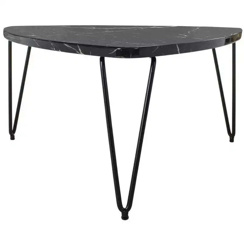 Jacky Triangle Coffee Table - Black - Safavieh
