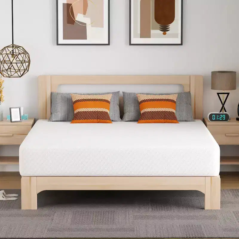 FDW 12 inch Mattress Gel Memory Foam Mattress for Cool Sleep & Pressure Relief/CertiPUR-US Certified/Bed-in-a-Box/Pressure Relieving