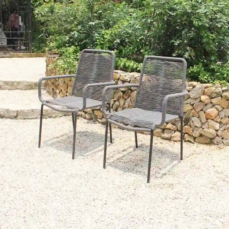 Palaio Chair - Grey (Set of 2)