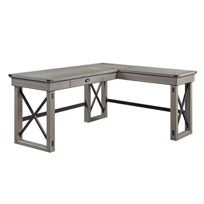 67" Talmar Writing Desk Wood Base with File Drawer - Acme Furniture
