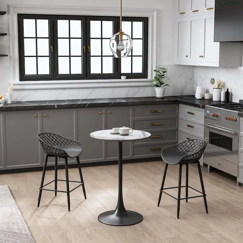 Kurv Mid-century Modern Counter Height Cafe Table