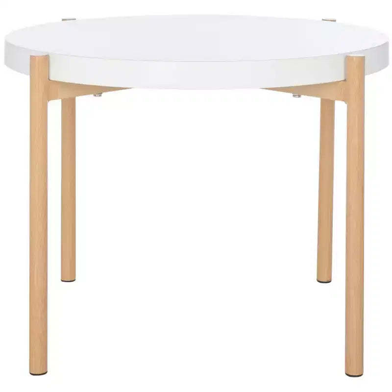 Solara Accent Table - ACC5801A - White/Natural - Safavieh