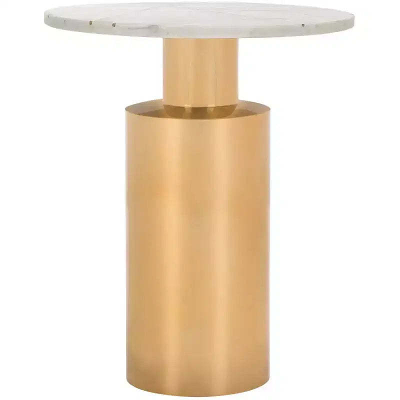 Capucine Side Table - ACC5501A - Copper Marble/Copper - Safavieh