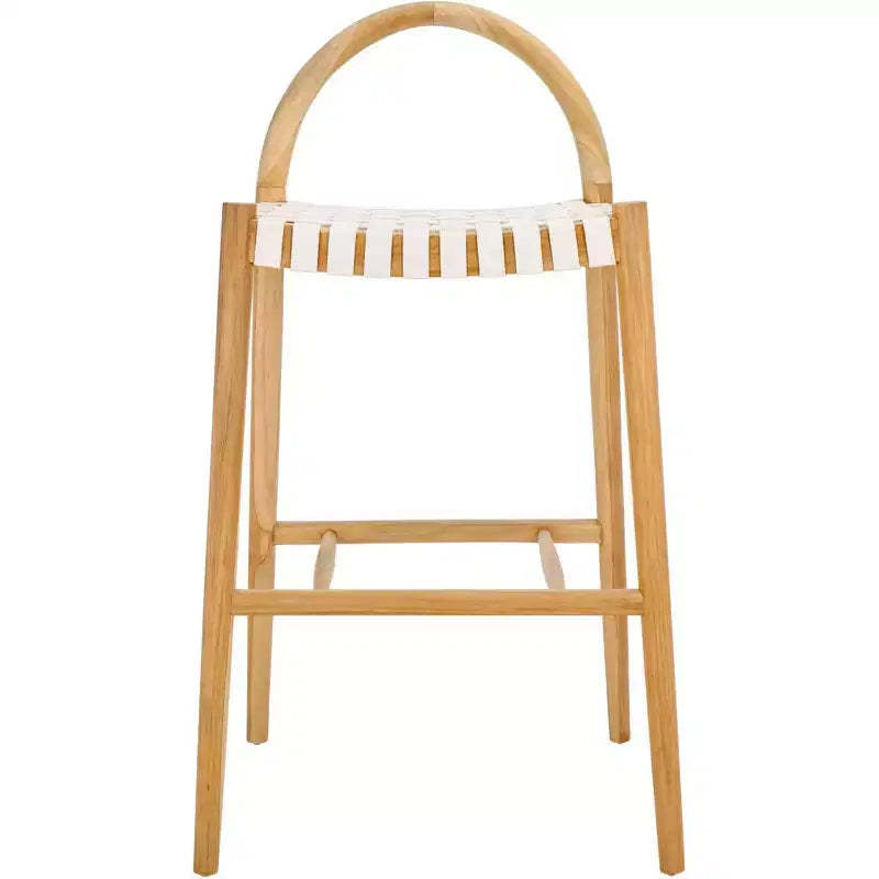 Rhyan Bar Stool - BST1204A - White/Natural - Safavieh
