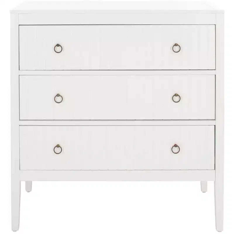 Tegan 3 Drawer Chest - CHS5001 - White - Safavieh