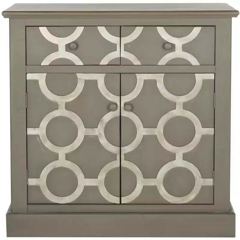 Petula 2 Drawer 2 Door Chest - AMH1524 - Grey - Safavieh Couture