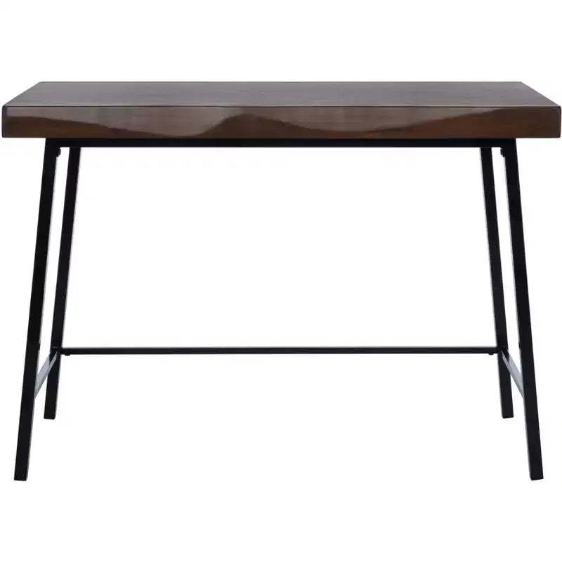 Bernhart Desk - DSK5004 - Walnut/Black - Safavieh