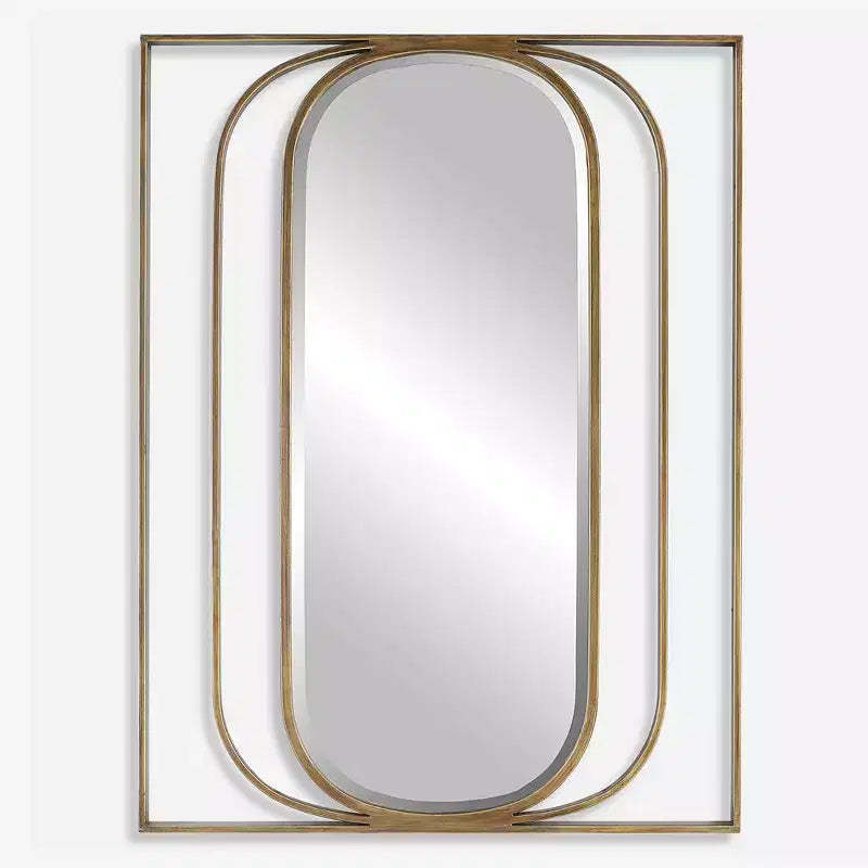 Uttermost Replicate Contemporary Oval Mirror