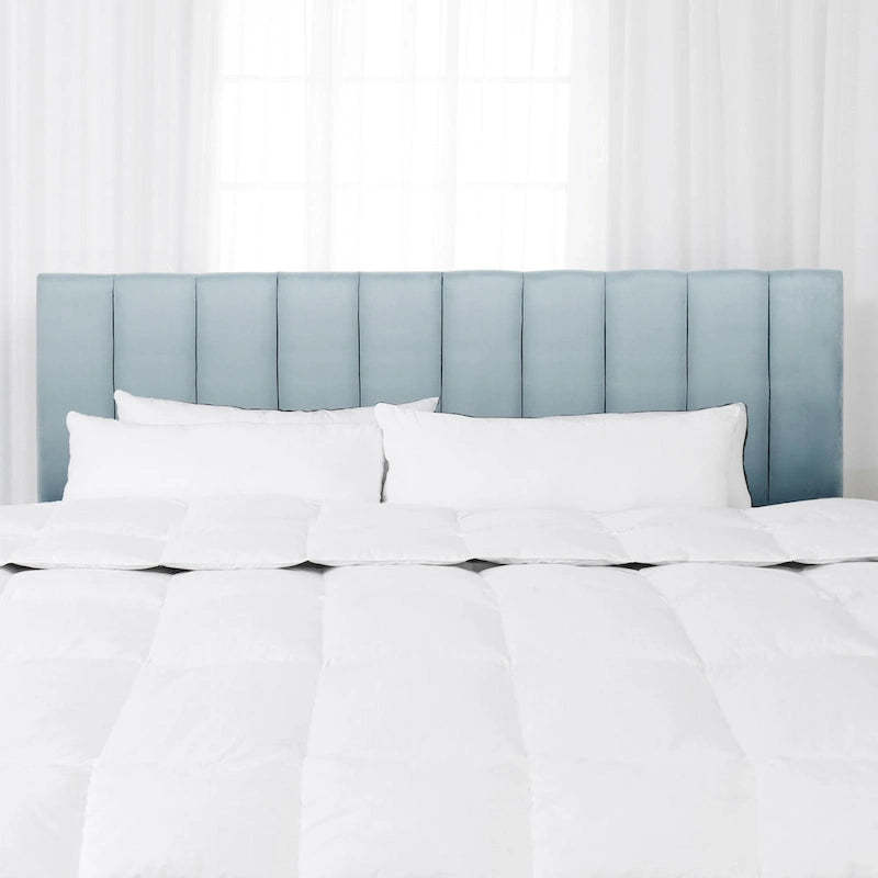 CorLiving King Size Helena Velvet Tufted Headboard