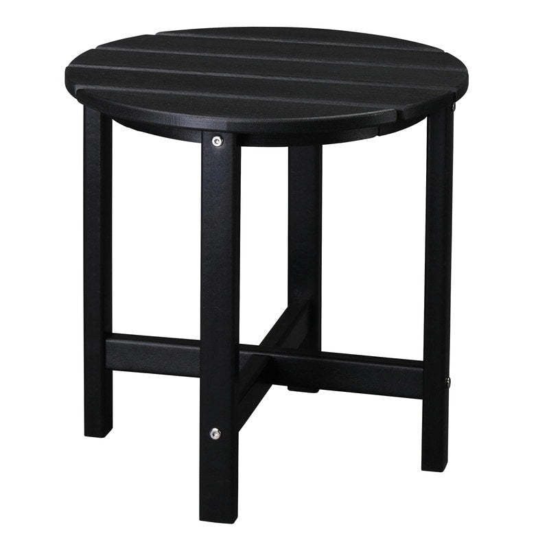 Outdoor 18 High Density Polyethylene Round Side Table