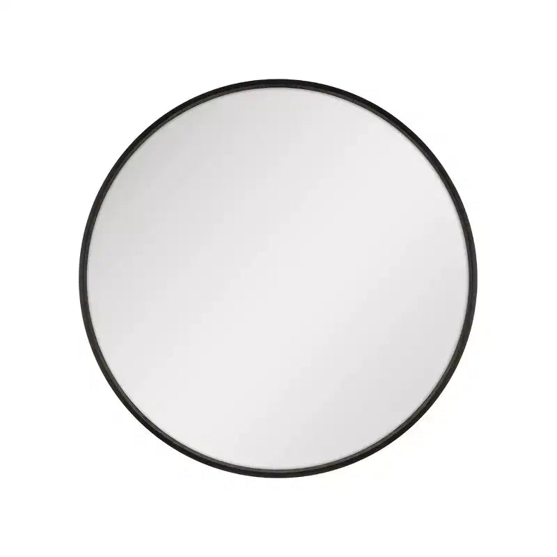 Master & Co. Round Woodgrain Mirror