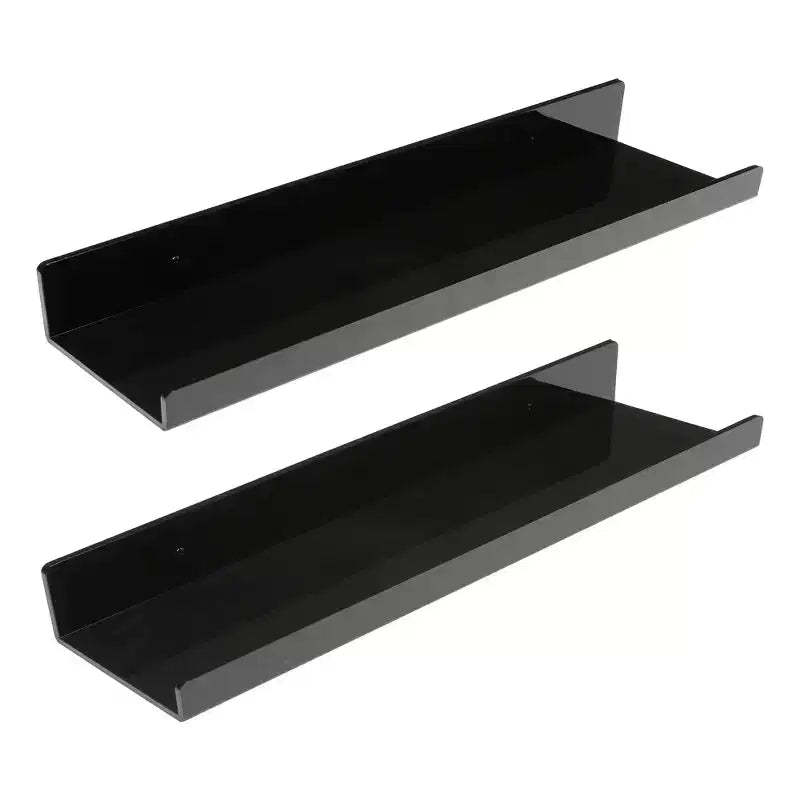 Unique Bargains Acrylic Waterproof Wall Floating Shelf 15 x 4 x 2 Inch