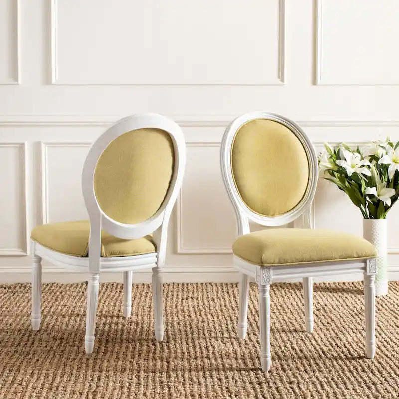 SAFAVIEH Rona Parisian Oval Dining Chair (Set of 2) - 20Wx20Dx39H