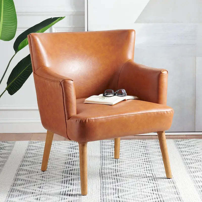 SAFAVIEH Paulina Accent Chair - 28 W x 30.3 L x 32.7 H - 28Wx30Dx33H