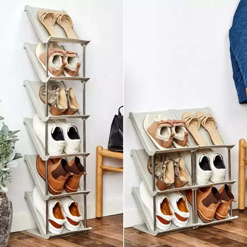 The Lakeside Collection Stackable Modular Shoe Rack - 6-Pc. -