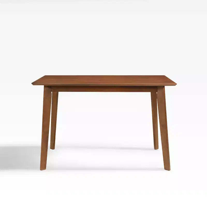 WestinTrends 47 Mid Century Modern Solid Wood Dining Room Table, Walnut