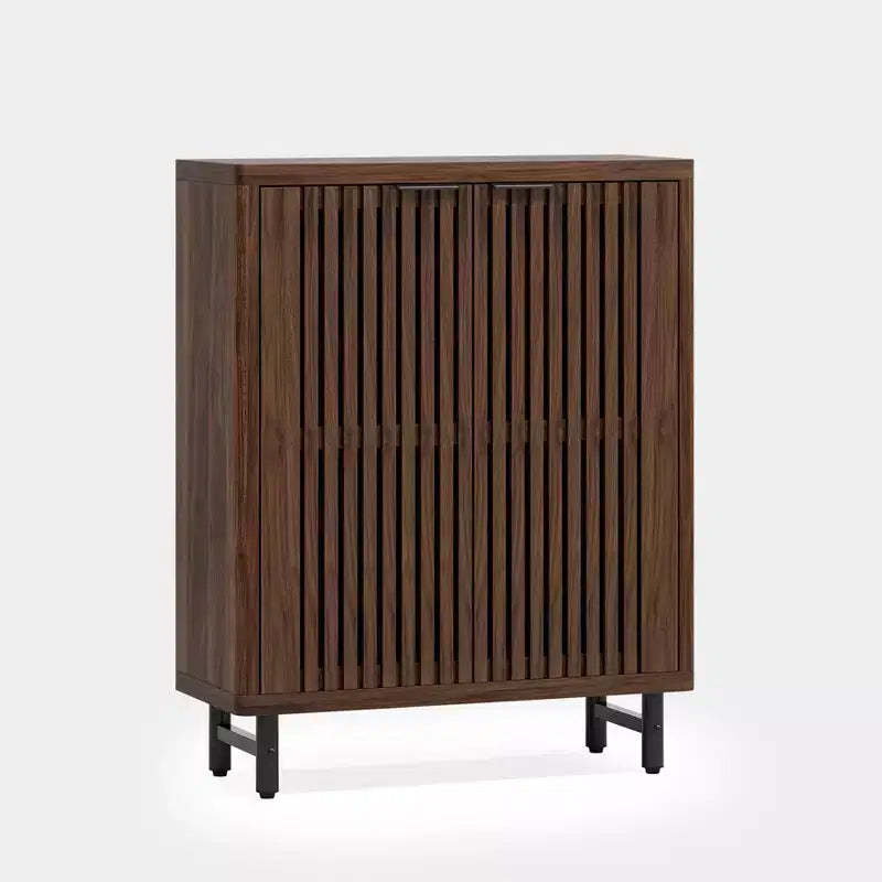 Lantine 6-Tier Shoe Cabinet with Louvered Doors