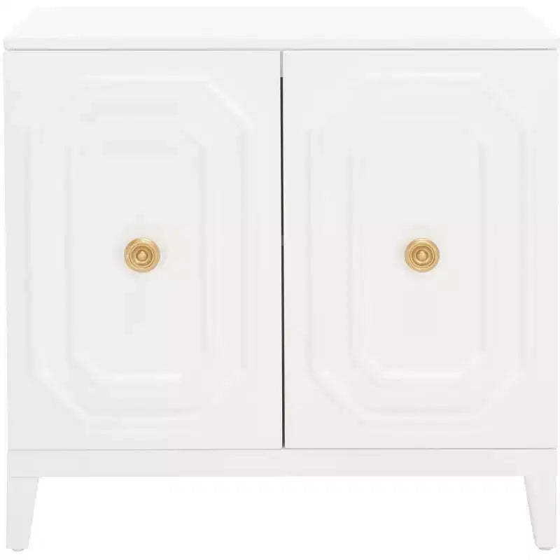 Riya 2 Door Hall Cabinet - CHS5003 - White - Safavieh