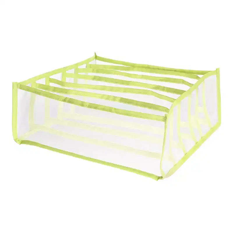Unique Bargains 6 Grids Clothes Organizer Compartment Storage Box for Underwear Thin Jeans