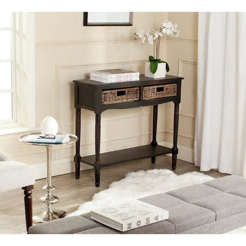 SAFAVIEH Classie Brown Console - 35.8 x 13 x 31.9 - 36Wx13Dx32H