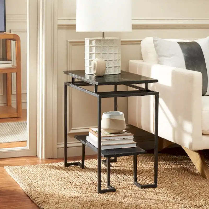 SAFAVIEH Malvina Single Shelf Rectangle Accent Table - 24 L x 14 D x 24 H - 24Wx14Dx24H