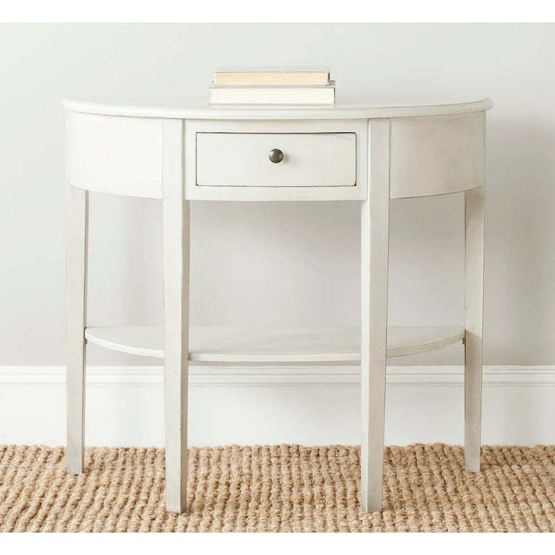SAFAVIEH Sabina Off-White Birch Console Table - 33.9 x 14.4 x 30.1 - 34Wx14Dx30H