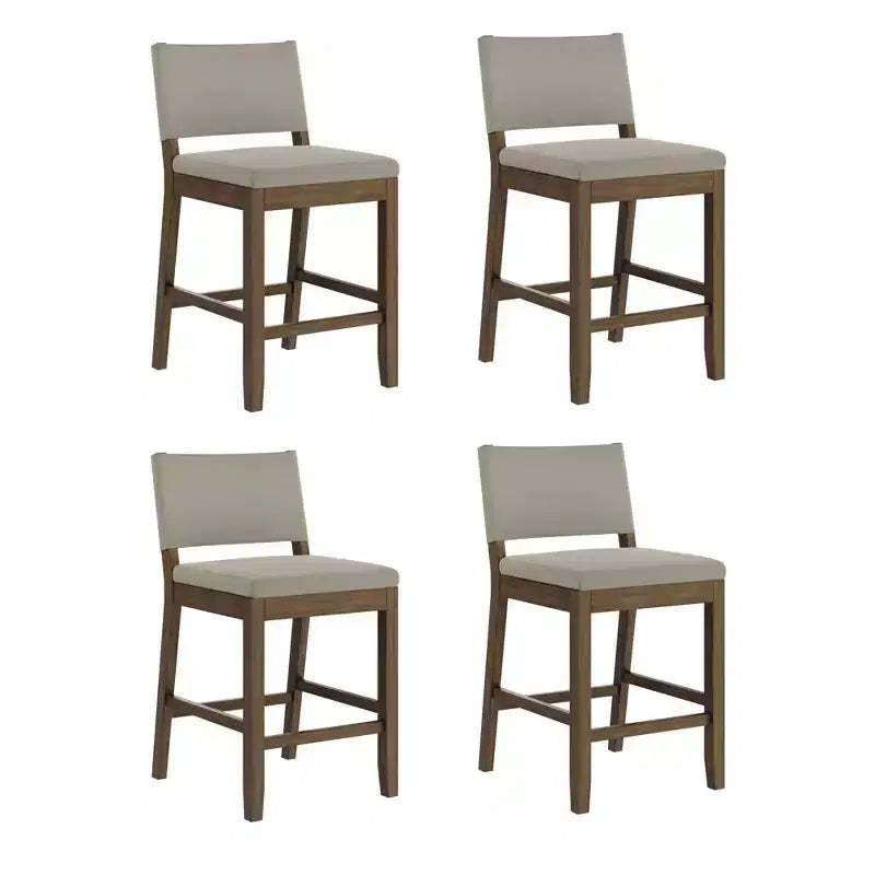 Nathan James Linus Set of 4 Counter Height Barstools