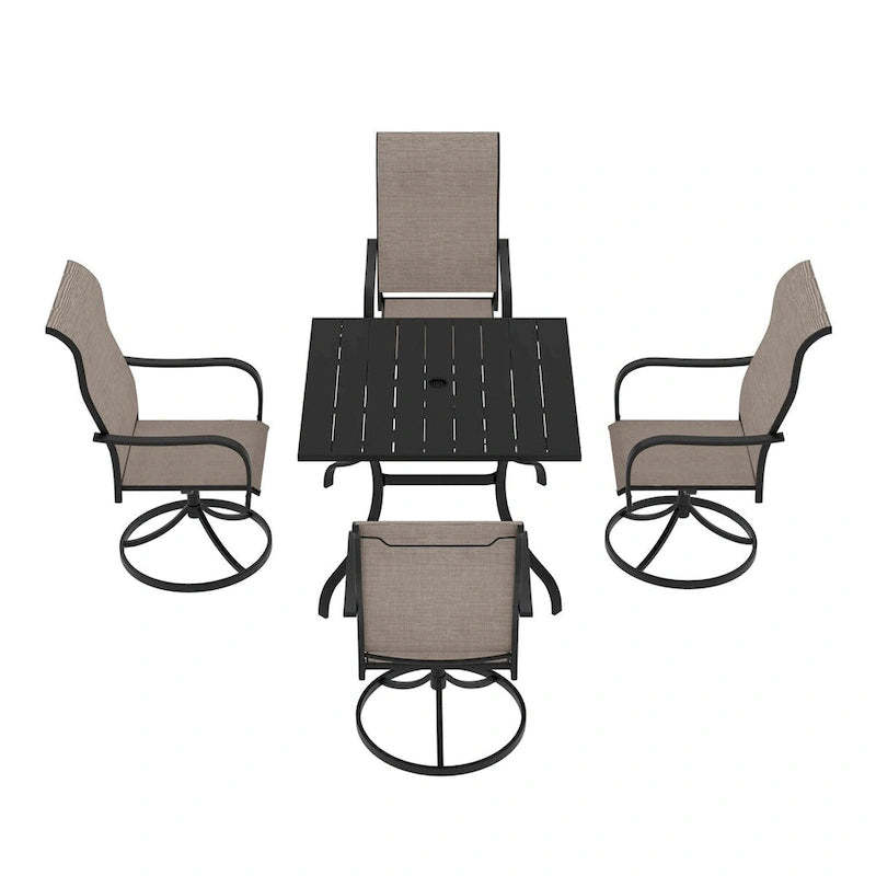 Aluminum Patio Extendable Dining Table 53- 106