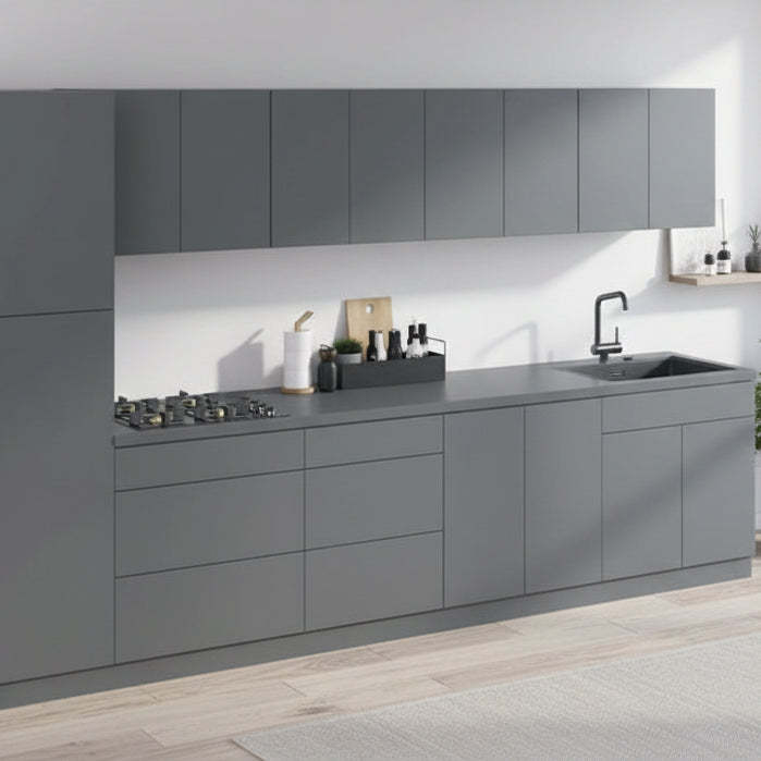 Kitchen Elegant Collection Gray Color Base Size 11Ft Wide - 135x24