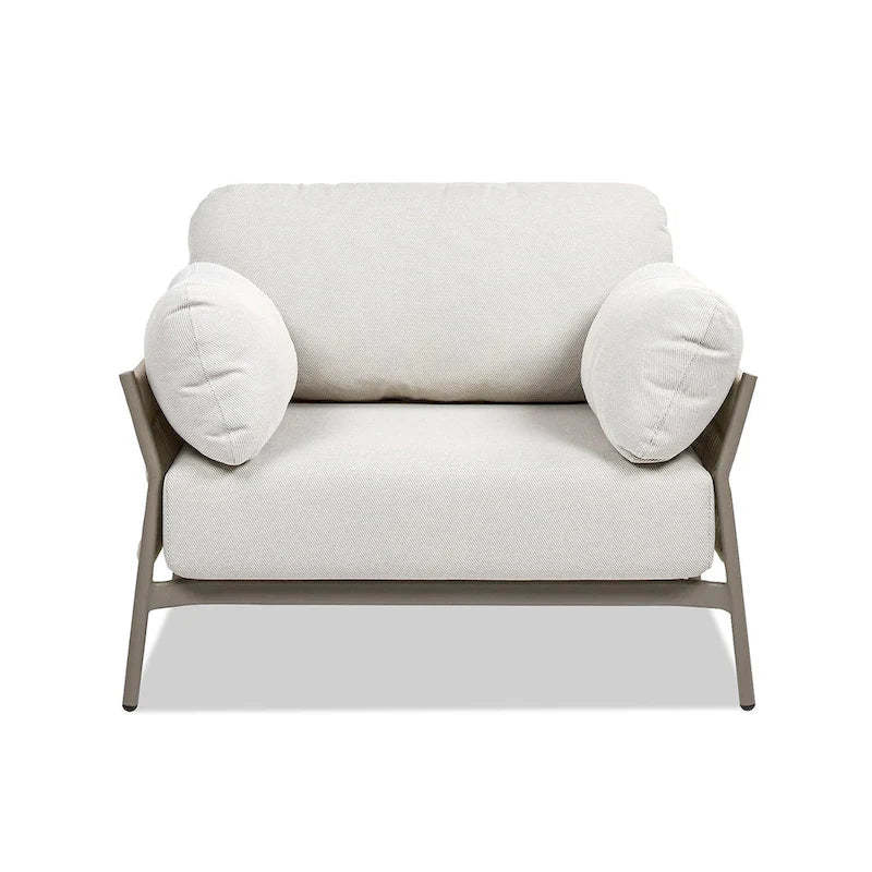 Jennifer Taylor Home Jasper Patio Armchair - 39.5W X 31.5D X 31.5H