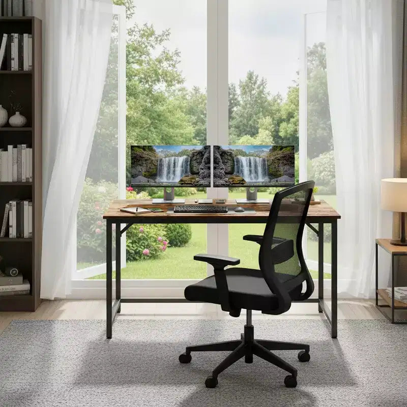 Industrial Style Computer Desk, Gaming Desk, Home Office Desk