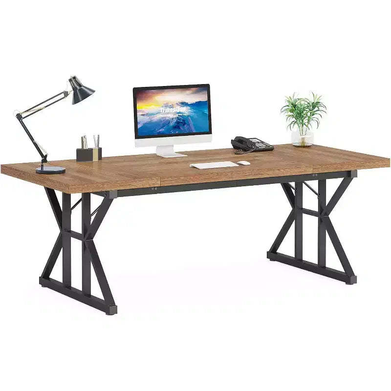 Lantine 70.86-Inch Modern Executive Desk