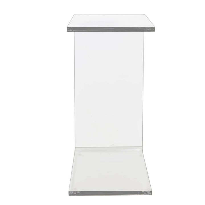 DesignStyles Acrylic C-Table - 11.85 x 13 x 22
