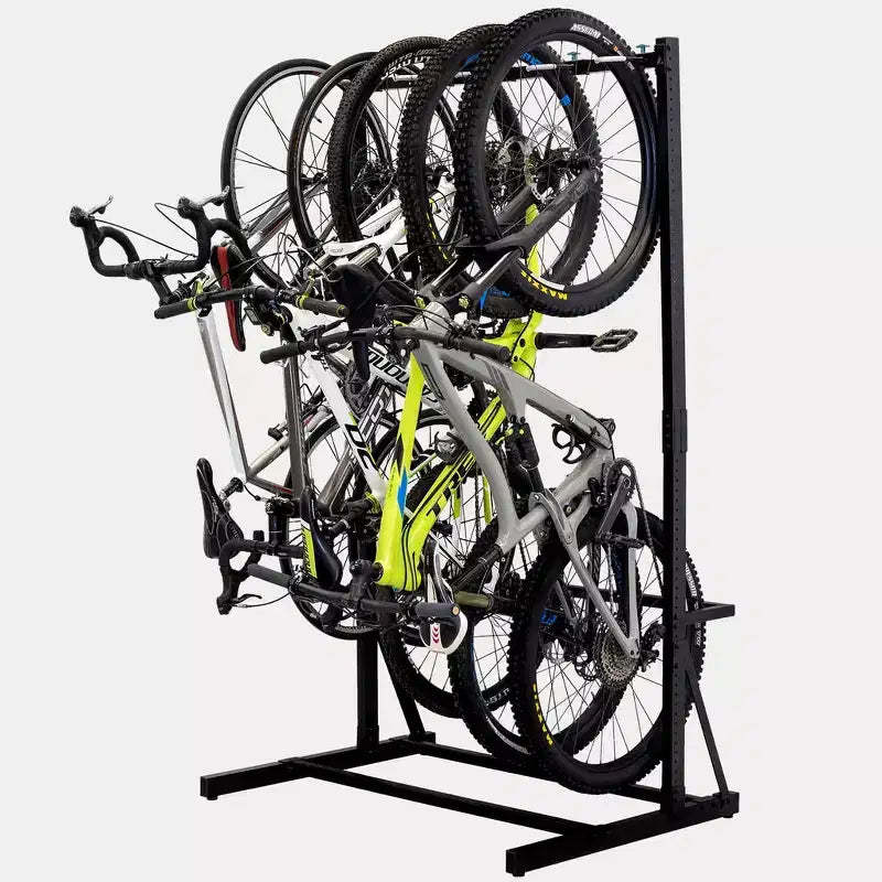 Teal Triangle Freestanding G-Bike | Holds 5 Bikes