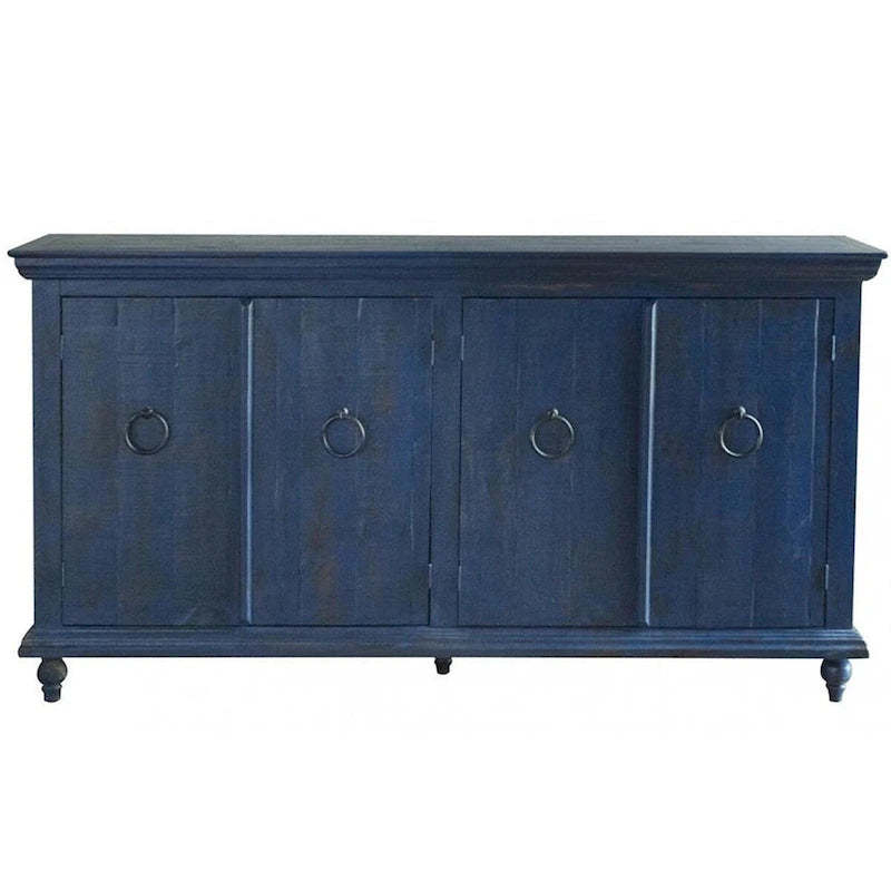 Macao 4 Door Sideboard - Blue - 73
