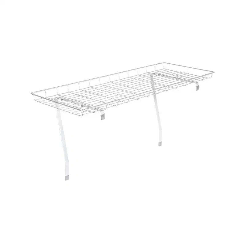 Rear Display Over-The-Washer Storage Shelf to Organize and Store Laundry Room Supplies