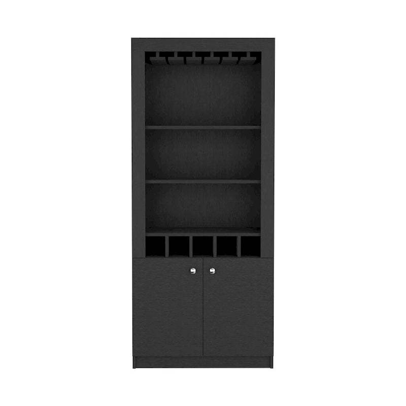 Bar Cabinet for Kitchen, Dining Room ,Living Room, Black