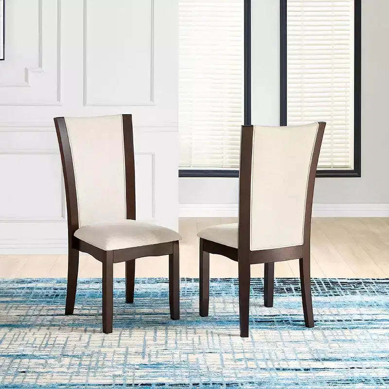 Brassex Set of 2 Aria Dining Chairs