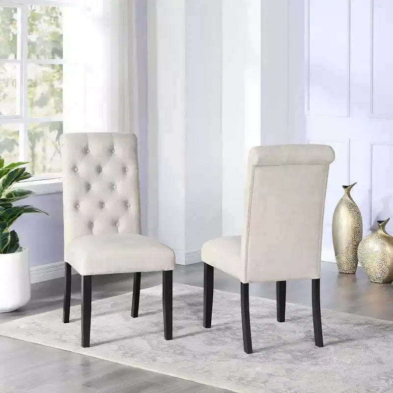 Brassex Set of 2 Stella Dining Chairs