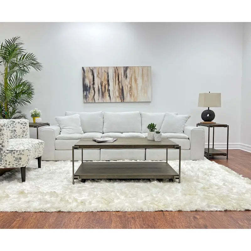 3-Piece Coffee Table and 2 Chairside Tables Set