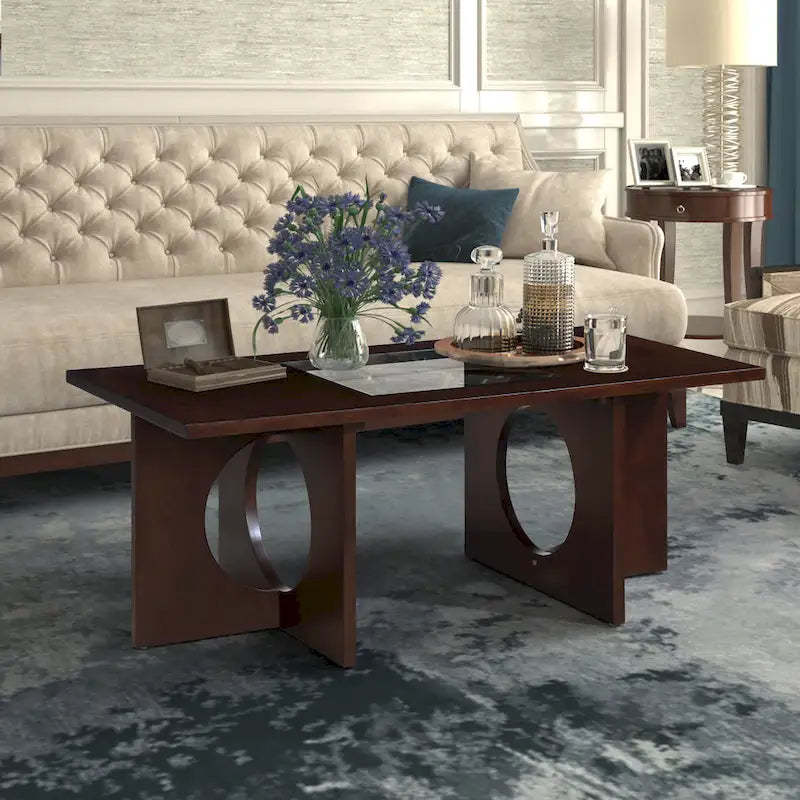 47 Contemporary Wood Rectangular Coffee Table