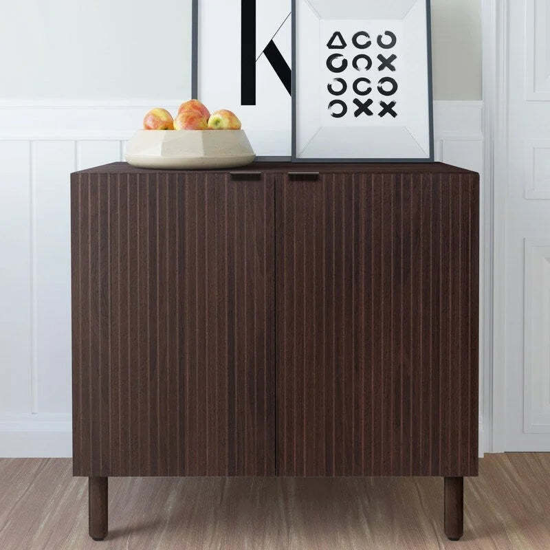 Merk Walnut Cabinet 2 Door