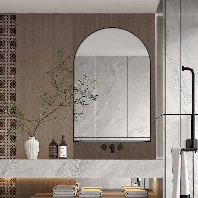 24x36 Inch Arched Recessed Medicine Cabinet
